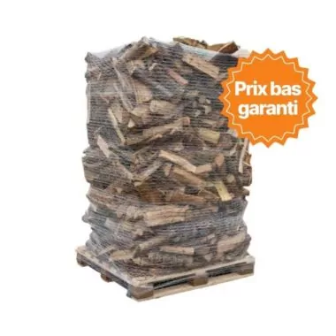 Bois de chauffage – 33cm – ballot sur palette 2m³ Séchage 100% naturel, prêt à l'emploi