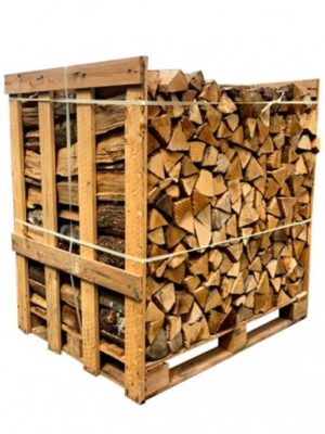 MÉLANGE DE BOIS DURS – DEMI-PALETTE – 25 CM – PALETTE 1 M3 – 1.5 STÈRES
