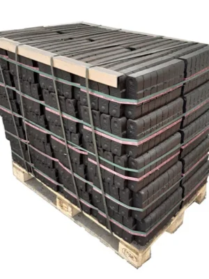 Briquettes de lignite palette de 1 T (40 paquets de 25 kg)
